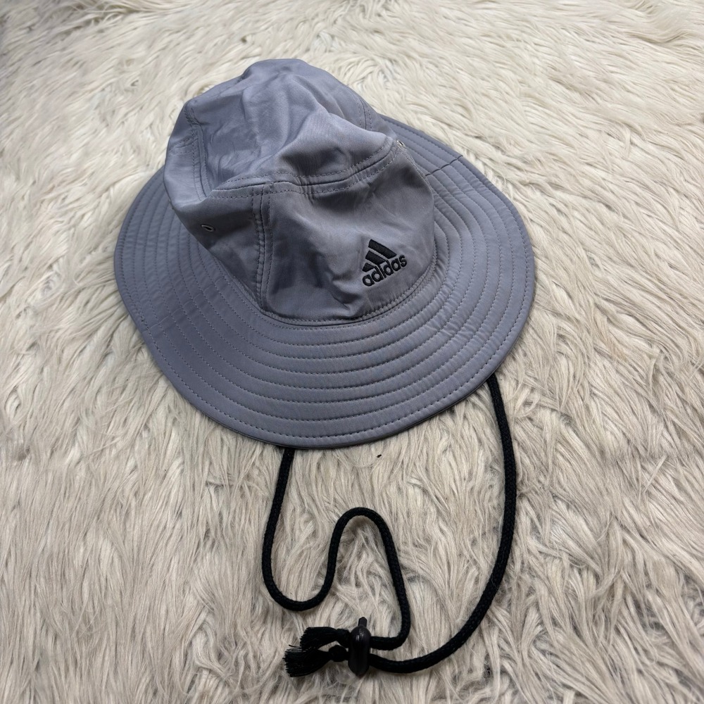 Adidas Women's OS Gray Boonie Hat Aeroready Sun Hat Beach Vacation Travel